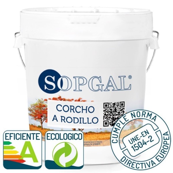 Pintura de corcho natural a rodillo Sopgal
