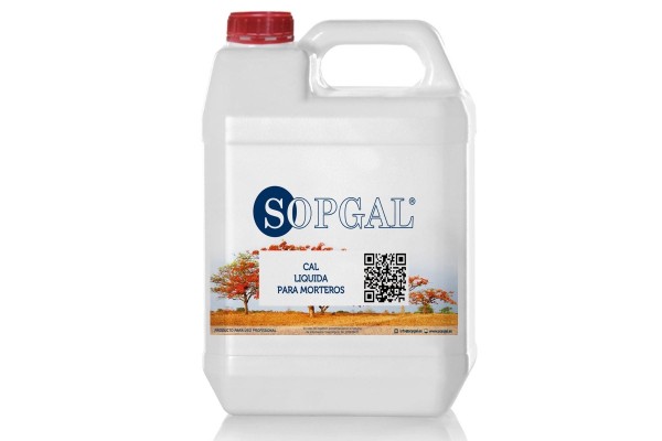 Cal líquida para morteros de Sopgal. Productos para la construcción