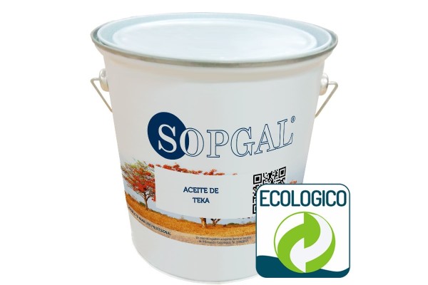 Aceite de Teka de Sopgal para madera exterior e interior