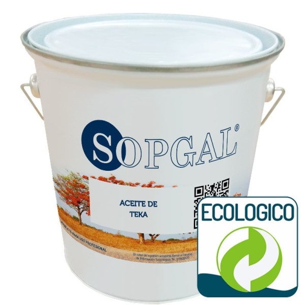 Aceite de Teka de Sopgal para madera exterior e interior