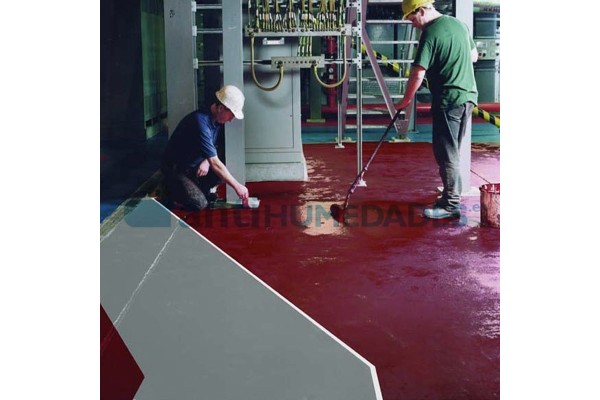 Aplicación con rodillo de Pintura de Poliuretano para Suelos