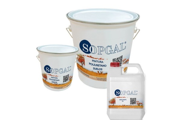 Kit Pintura de Poliuretano para Suelos y Disolvente