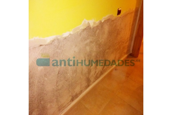 Tratamiento reparador para crear una barrera antihumedad