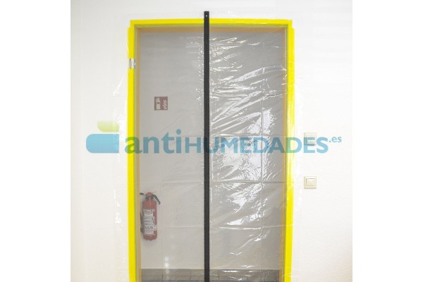 Puerta antipolvo para obras y reformas