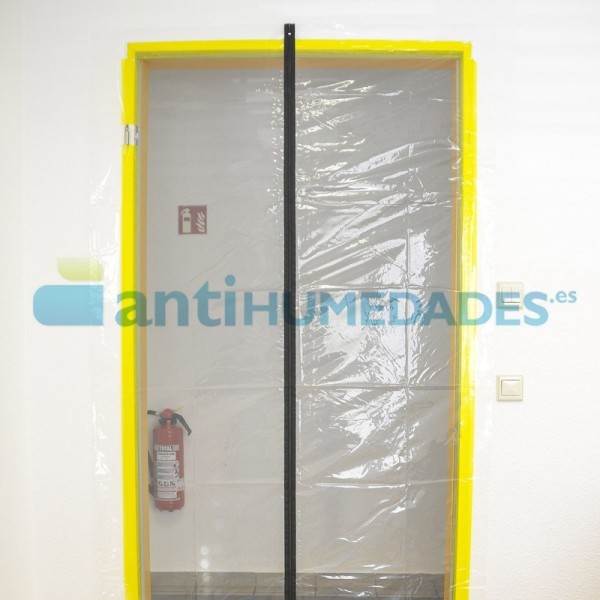 Puerta antipolvo para obras y reformas