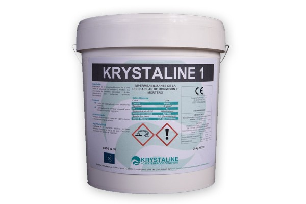 impermeabilizante para hormigón y morteros Krystaline Sopgal.
