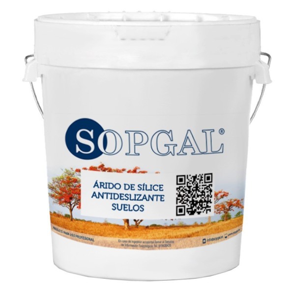 Árido de Sílice Sopgal Antideslizante para Suelos 25 kg