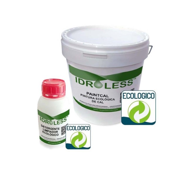Pack pintura de cal con limpiador de moho