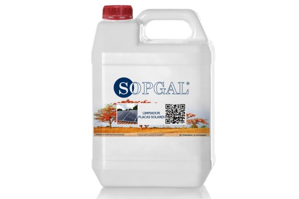 Limpiador concentrado Sopgal para limpieza de placas solares