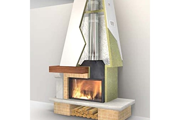 Aislamiento térmico para chimeneas: hasta 600ºC soporta altas temperaturas