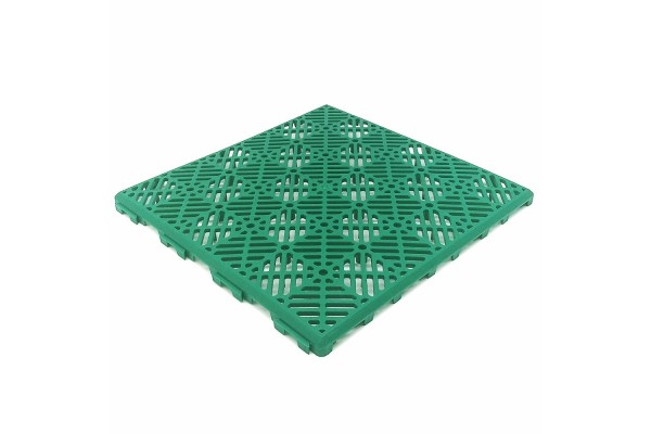 Loseta antihumedad ventilada color verde fabricada en España
