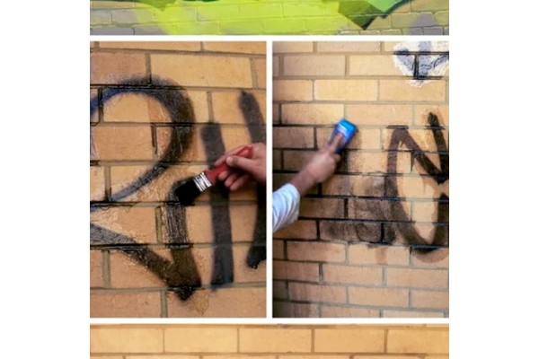 Limpiador de grafitis para pintadas de paredes