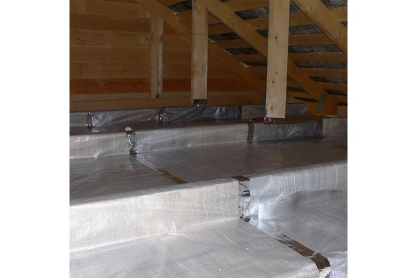 Cinta de aluminio autoadhesiva para unión de bobinas de aislante reflexivo