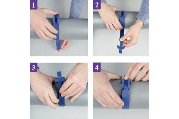 Pulsera hidroexpansiva para tuberías pasantes de PVC