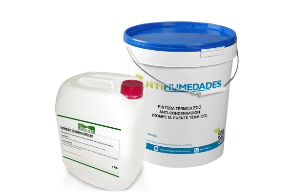 Pack ahorro limpiador antimoho y pintura térmica ECO de Antihumedades