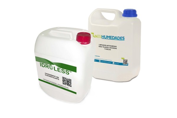 Pack ahorro de limpiador e hidrofugante para fachadas y tejados
