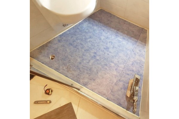Lámina Cumifelt para impermeablizar baños, duchas, piscinas...