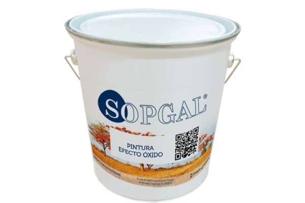 Pintura Sopgal acabado oxidado decorativo