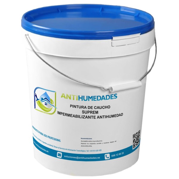 Pintura impermeabilizante de Caucho AntiHumedades