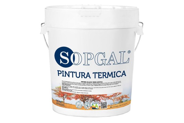 Pintura térmica Sopgal para forjados, pilares y vigas exteriores