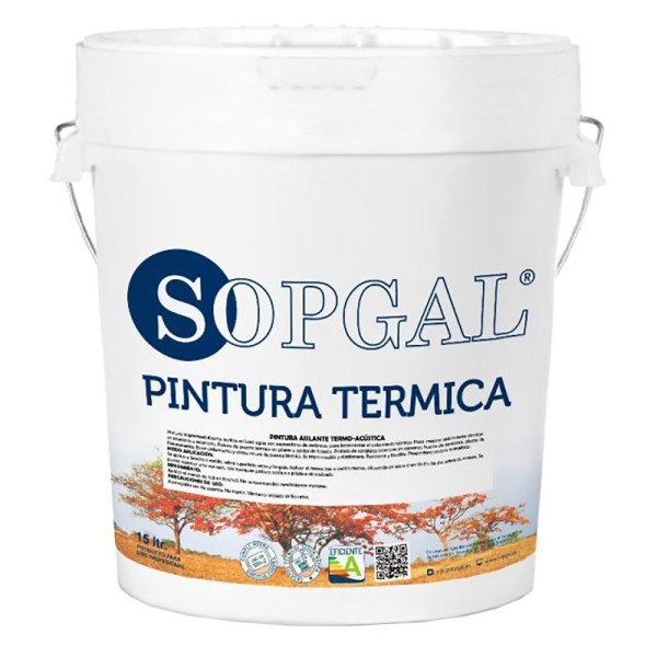Pintura térmica Sopgal para forjados, pilares y vigas exteriores