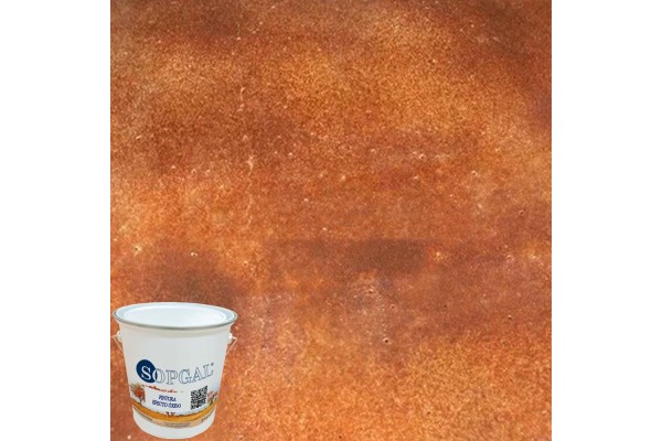 Pintura efecto óxido Sopgal para decoración interior y exterior