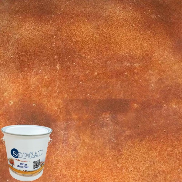Pintura efecto óxido Sopgal para decoración interior y exterior