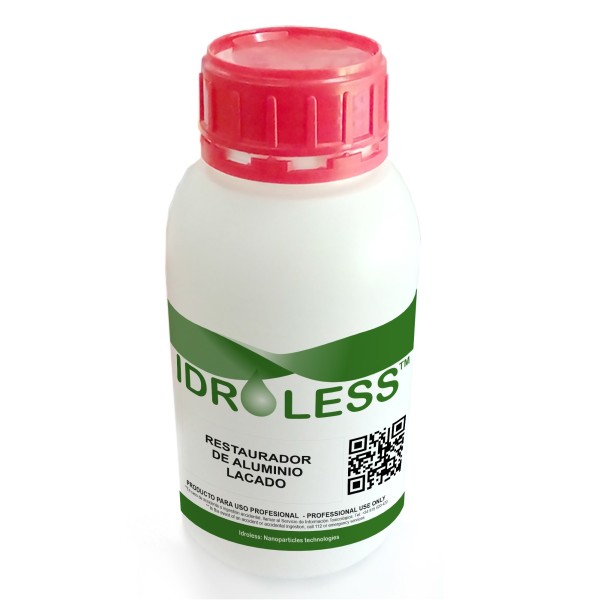 Restaurador de aluminio lacado de Idroless