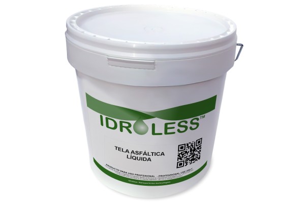 Tela asfáltica líquida impermeabilizante de Idroless