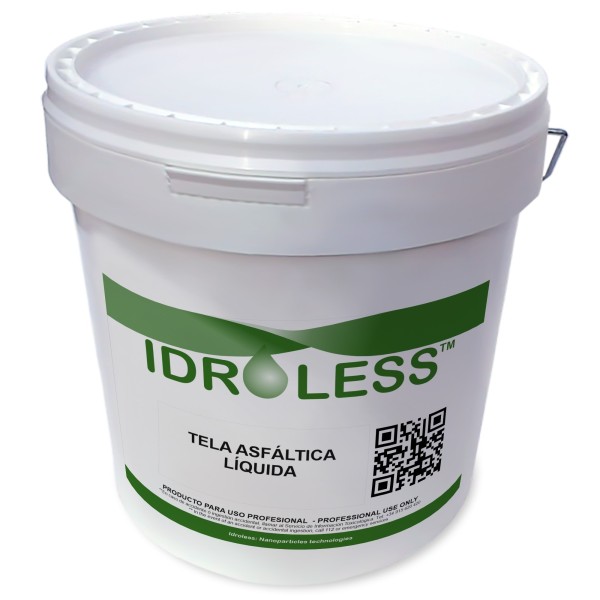 Tela asfáltica líquida impermeabilizante de Idroless