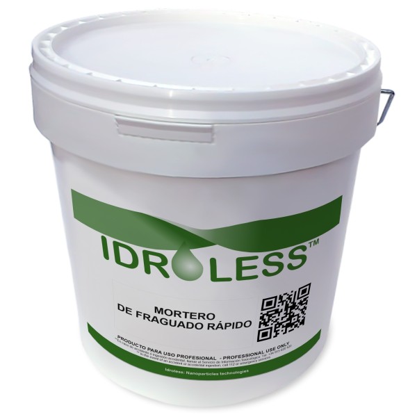 Mortero reparador de fraguado rápido Idroless