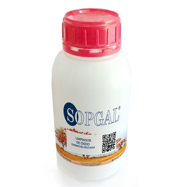 Limpiador de óxido Sopgal para superficies delicadas