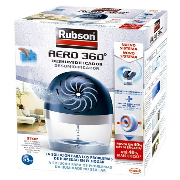 Deshumidificador Rubson Aero 360º + 1 tableta GRATIS