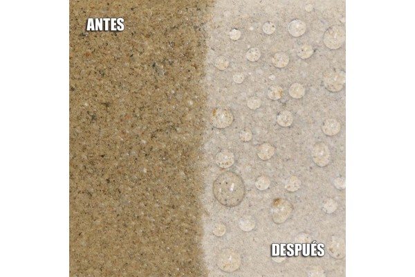 Hidrófugo Antihumedades repelente de agua en piedra