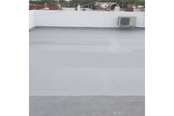 Impermeabilización de terraza con Pintura de Caucho con Fibras