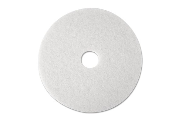 Disco para máquina de fregado de suelos color blanco