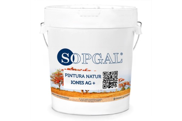 Pintura Ecológica Natur Iones Plata AG+ para paredes y techos