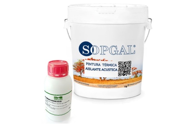 Pack Ahorro Sopgal Anticondensación con Pintura Térmica Sopgal 4 litros + Limpiador Antimoho Idroless 1 litro