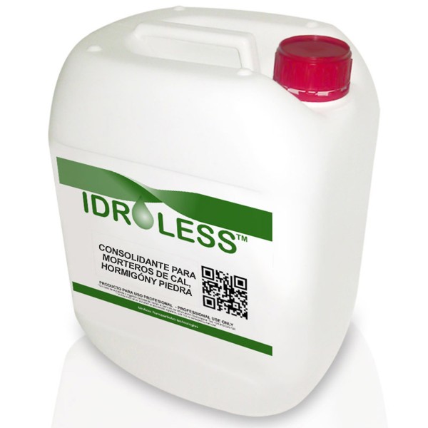 Consolidante hidrofugante Idroless para morteros de cal, hormigón y piedra