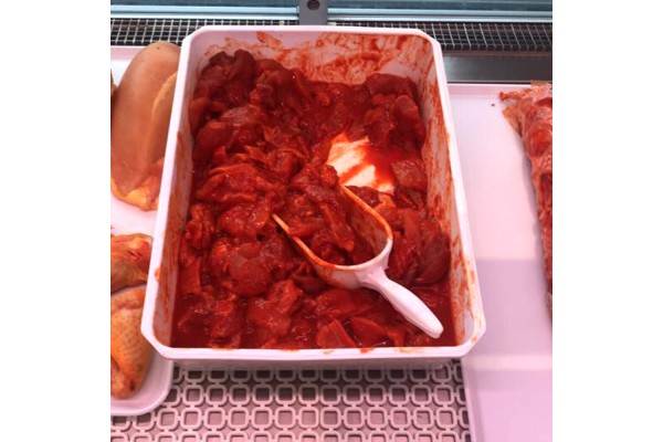 Bandeja blanca uso alimentario sin BPA's para carnicerías y catering