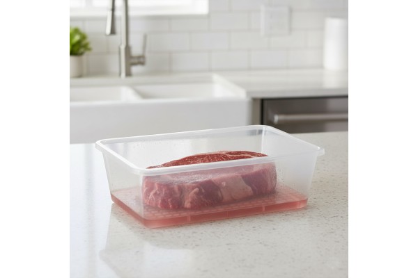 Bandeja para descongelar alimentos con rejilla anti-goteo - Sin BPA's
