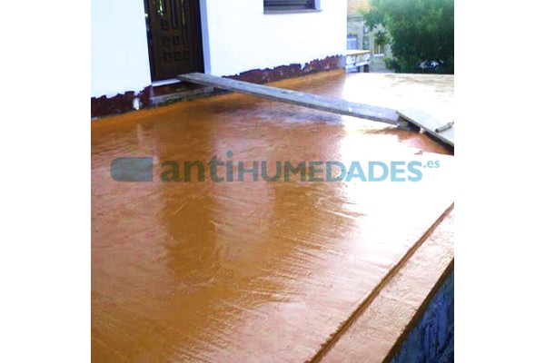 impermeabilizar terraza sin levantar el suelo con Goma Líquida