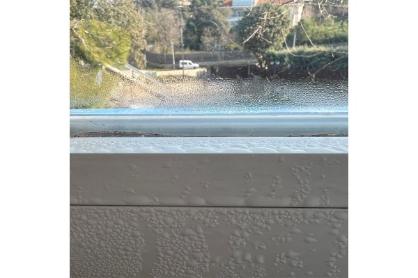 Condensación en las ventanas por ventilación insuficiente
