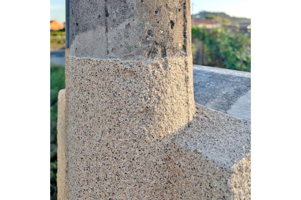 Polipiedra Sopgal: molienda de piedra mezclada con resina para impermeabilizar y decorar en interior y exterior