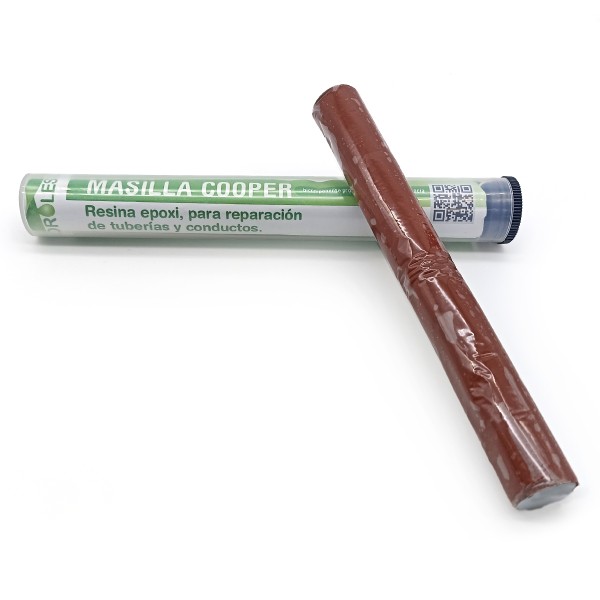 Masilla epoxi reparadora Idroless para tuberías y conductos de cobre