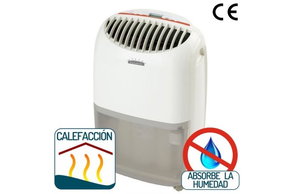 Deshumidifica hasta 80 m² con sistema de calefacción