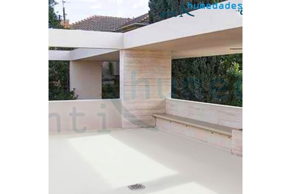 Aplicación de Pintura térmica a base de caucho especial para terrazas