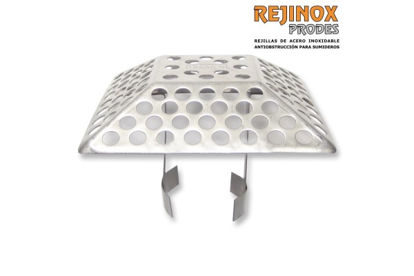 Rejilla Piramidal Anti atascos en Acero Inoxidable Rejinox Prodes