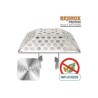 Rejilla de Acero Inoxidable Easy Piramidal 188x188mm.
