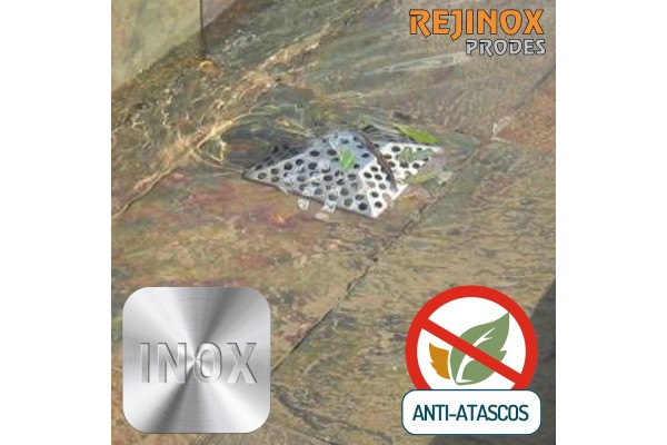 Rejilla Anti Atascos de Acero Inoxidable Easy Piramidal de Rejinox